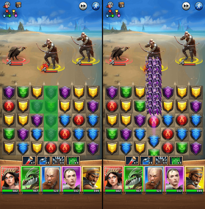Empires and Puzzles — скриншот 2