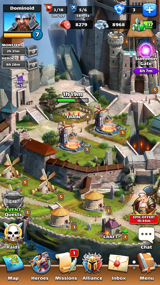 Empires and Puzzles — скриншот 3