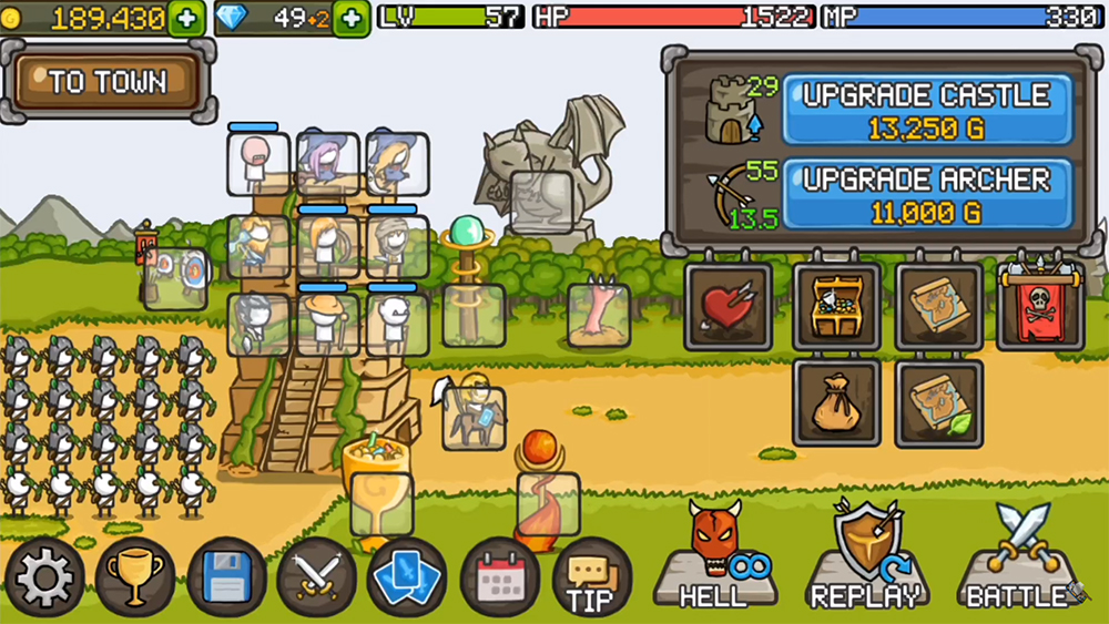 Grow Castle — скриншот 5