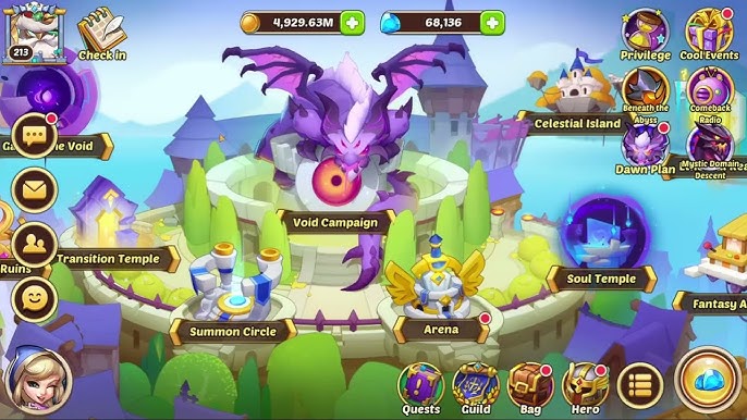 Idle Heroes — скриншот 2