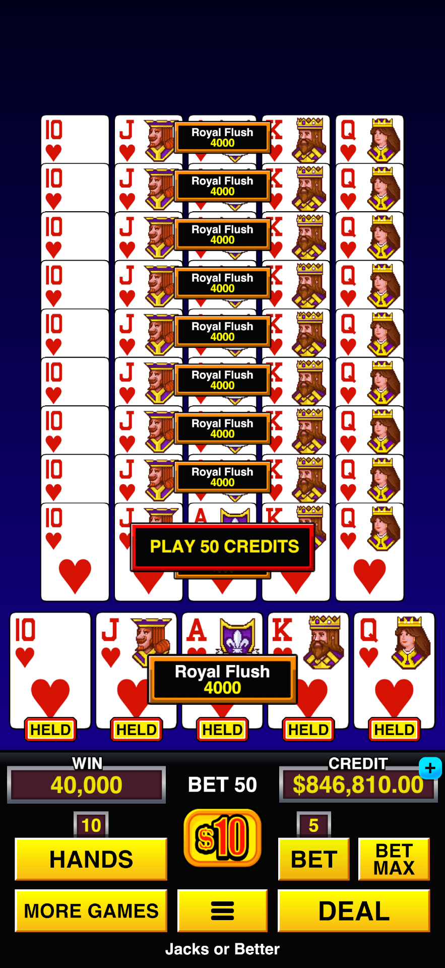 Mega Hit Poker — скриншот 8