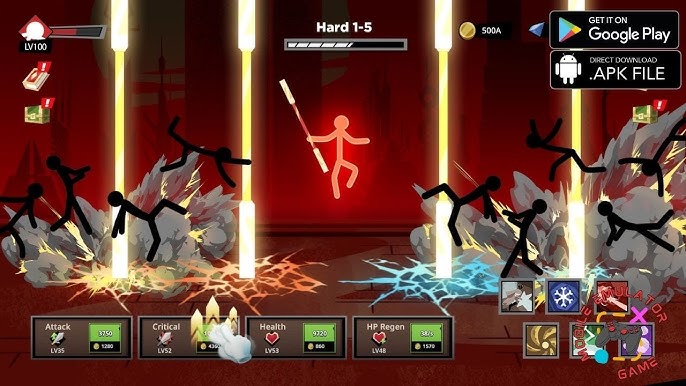 Stickman vs Monster — скриншот 3