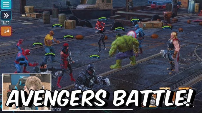 Strike Force Marvel — скриншот 1