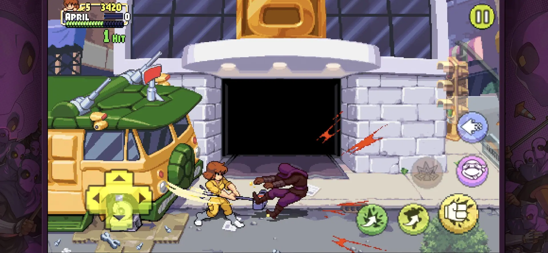 TMNT Shredders Revenge — скриншот 2