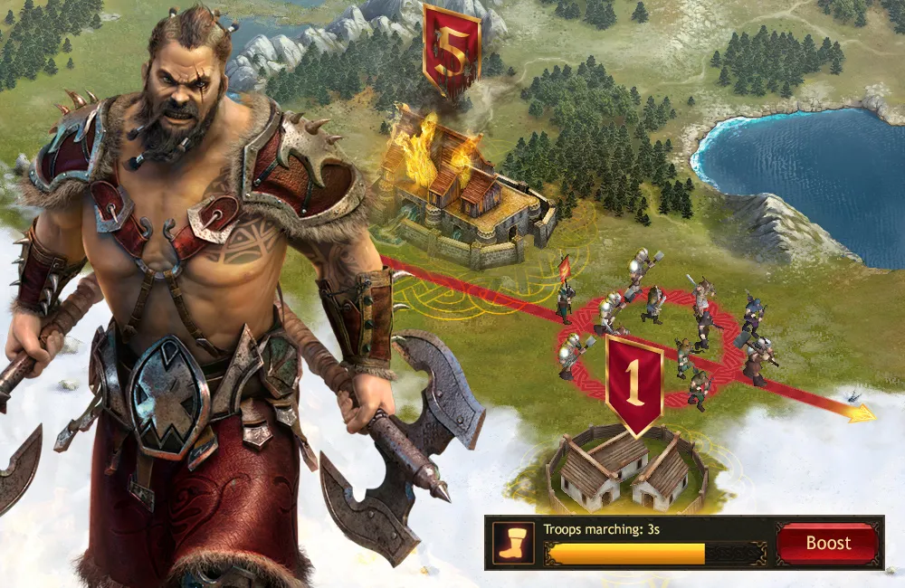 Vikings War of Clans — скриншот 2