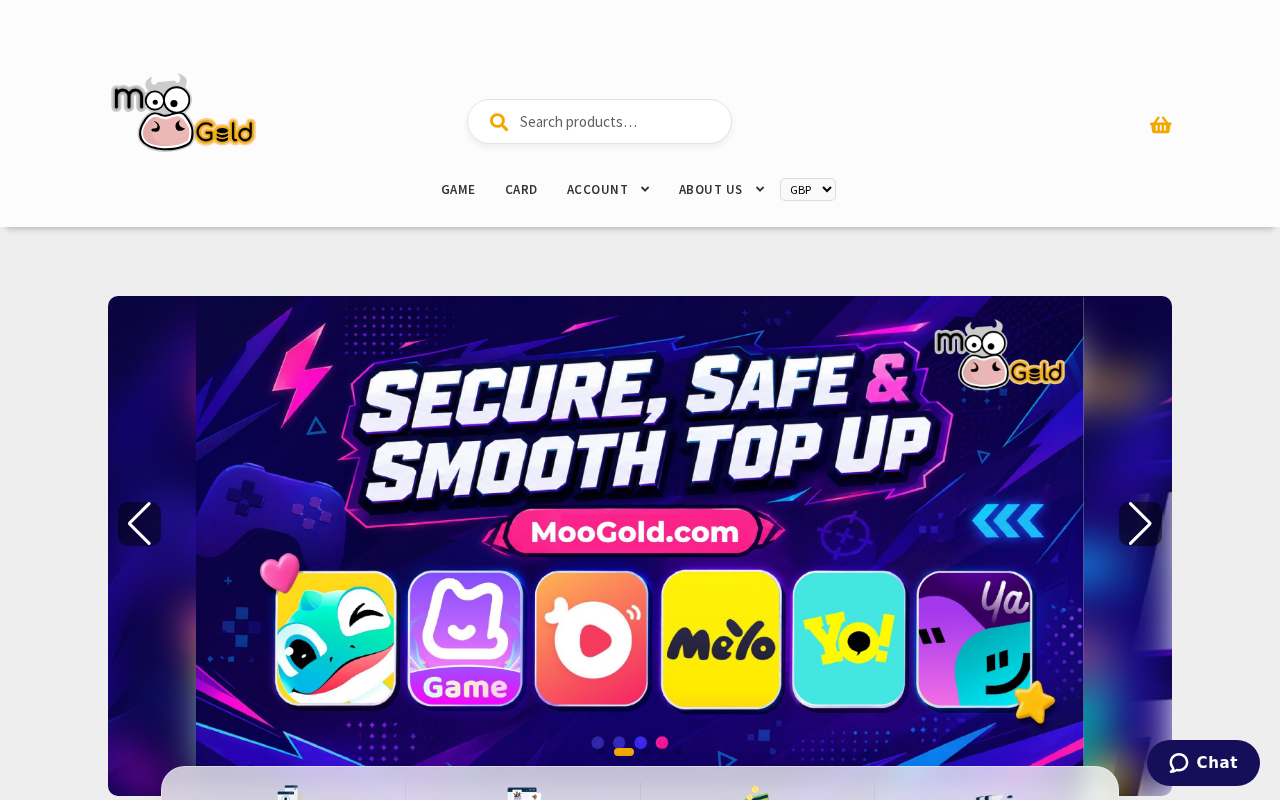 MooGold — главная страница