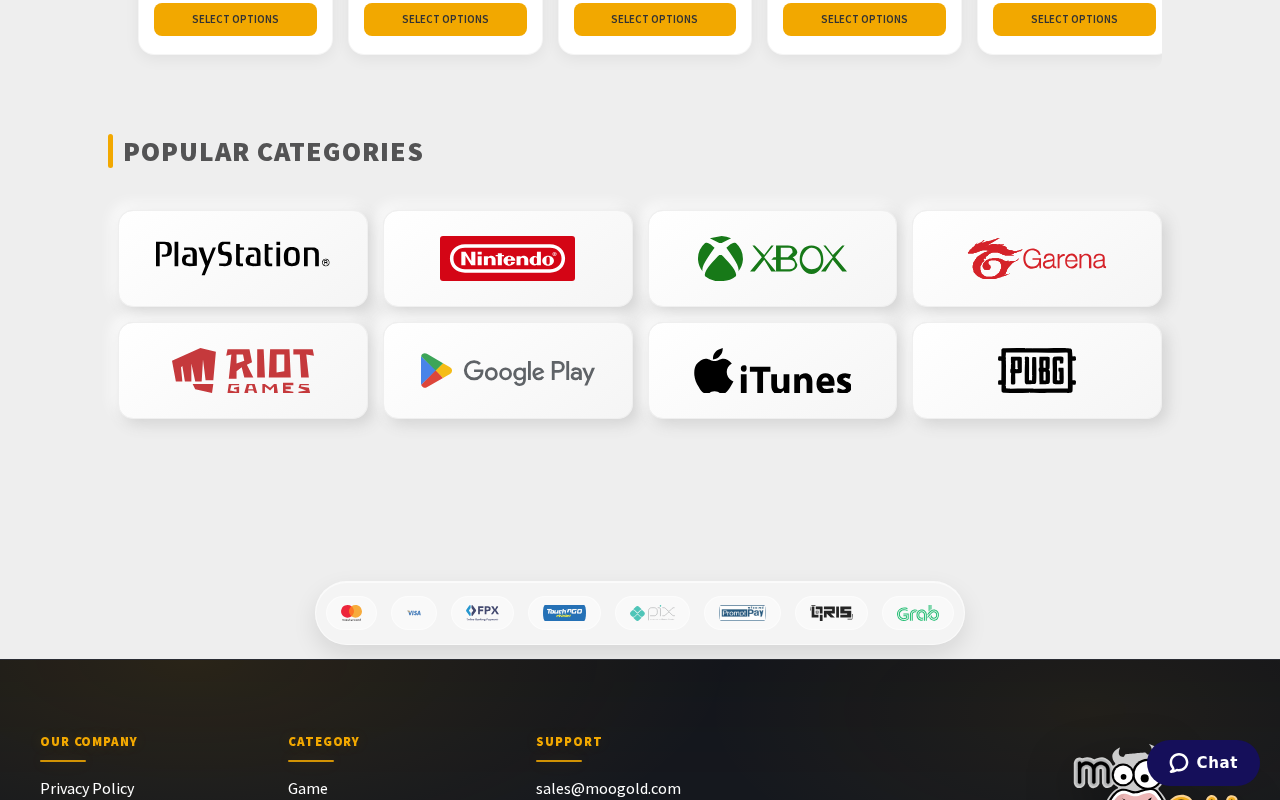 MooGold — каталог и функции